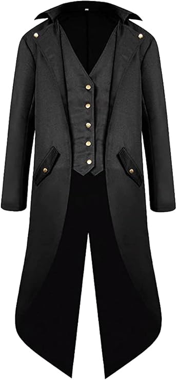 男式复古外套,维多利亚大衣制服万圣节服装 【groydbee】 服饰箱包